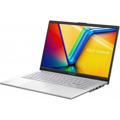Ноутбук ASUS Vivobook GO E1504GA-BQ115 15.6" FHD IPS, Intel i3-N305, 8GB, F512GB, UMA, NoOS, Сріблястий