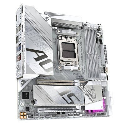 Материнська плата GIGABYTE B850M AORUS ELITE WF6E ICE sAM5 B850 4xDDR5 M.2 Wi-Fi BT mATX Материнська плата GIGABYTE B850M AORUS ELITE WF6E ICE sAM5 B850 4xDDR5 M.2 Wi-Fi BT mATX