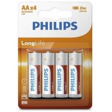 Батарейка PHILIPS AA R6 LongLife Zinc Carbon * 4 (R6L4B/10) Батарейка PHILIPS AA R6 LongLife Zinc Carbon * 4 (R6L4B/10)