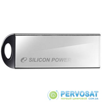 USB флеш накопитель Silicon Power 16GB Touch 830 Silver USB 2.0 (SP016GBUF2830V3S)