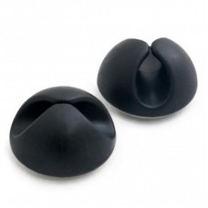 Тримач для кабелю EXTRADIGITAL Cable Clips, black * 6 (KBC1663)