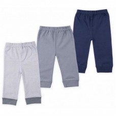 Штани дитячі Luvable Friends 3 шт різнокольорові для хлопчиків (32119.0-3 M) Штани дитячі Luvable Friends 3 шт різнокольорові для хлопчиків (32119.0-3 M)