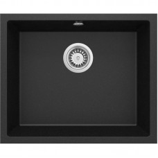 Мийка кухонна Deante Corda, граніт, прямокутник, без крила, 550х460х204мм, чаша - 1, накладна, металічний графіт Мийка кухонна Deante Corda, граніт, прямокутник, без крила, 550х460х204мм, чаша - 1, накладна, металічний графіт