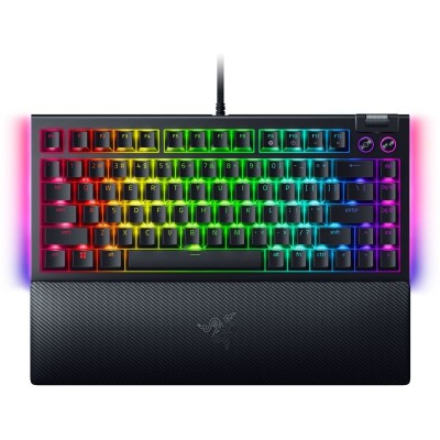 Клавіатура Razer BlackWidow V4 75% RGB 83key Mechanical Tactile Switch GEN-3, USB-A, EN, чорний