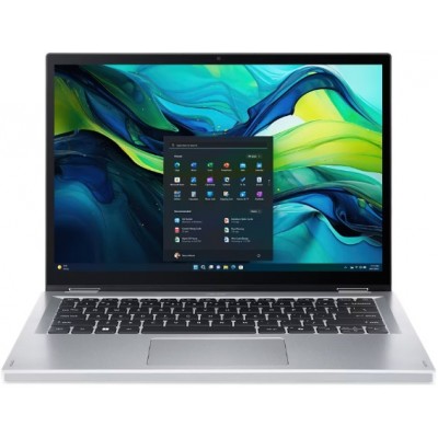 Ноутбук Acer Aspire Go Spin AGSP14-31PT 14" WUXGA IPS Touch, Intel 3-N355, 16GB, F512GB, UMA, Lin, сріблястий