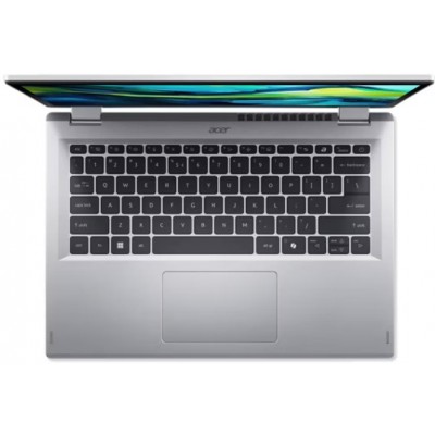 Ноутбук Acer Aspire Go Spin AGSP14-31PT 14" WUXGA IPS Touch, Intel 3-N355, 16GB, F512GB, UMA, Lin, сріблястий