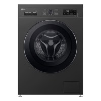 Пральна машина LG фронтальна, 6.5кг, 1200, В, 44см, дисплей, пара, інвертор, чорний
