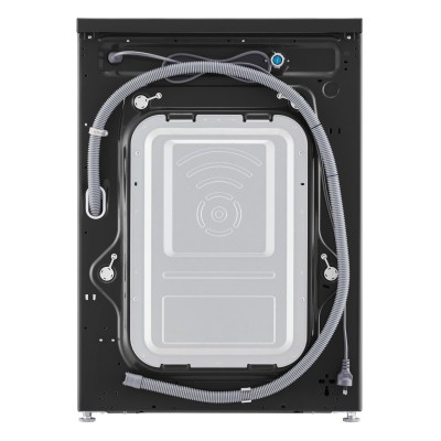 Пральна машина LG фронтальна, 6.5кг, 1200, В, 44см, дисплей, пара, інвертор, чорний