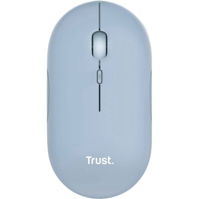 Миша Trust Puck Rechargeable, Ultra-Thin, BT/WL, Silent, Синій