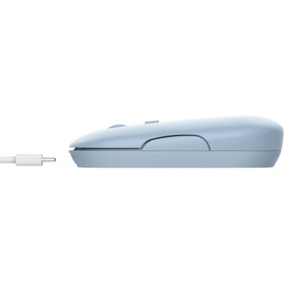 Миша Trust Puck Rechargeable,  Ultra-Thin,  BT/WL,  Silent, синій