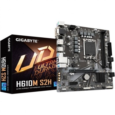 Материнська плата GIGABYTE H610M S2H s1700 H610 2xDDR5 M.2 HDMI mATX