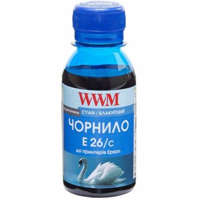 Чорнило WWM Epson XP-600/XP-605/XP-700 100г Cyan (E26/C-2)