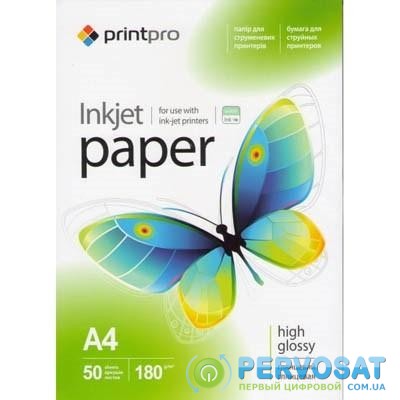 Бумага PrintPro A4 (PGE180050A4)