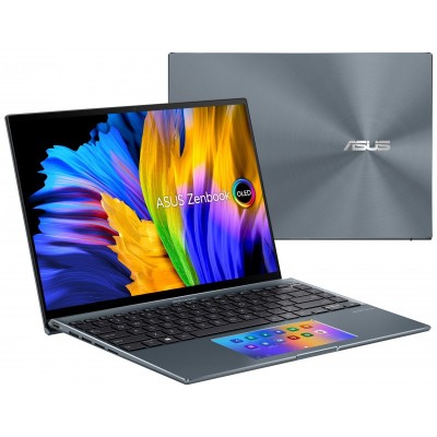 Ноутбук ASUS ZenBook UX5400EG-KN183 14WQXGA+ Touch OLED/Intel i5-1135G7/16/512F/NVD450-2/noOS/Pine Grey