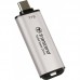 Портативний SSD Transcend 1TB USB 3.1 Gen 2 Type-C ESD300 Срібний