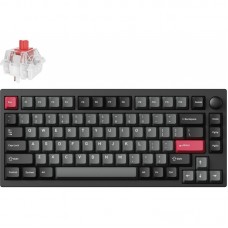 Клавіатура механічна Lemokey  P1 Pro 84Key, Keychron Super Red, WL/BT/USB-A, QMK/VIA, Hot-Swap, EN/UKR, RGB,  Knob, Carbon Black Клавіатура механічна Lemokey  P1 Pro 84Key, Keychron Super Red, WL/BT/USB-A, QMK/VIA, Hot-Swap, EN/UKR, RGB,  Knob, Carbon Black