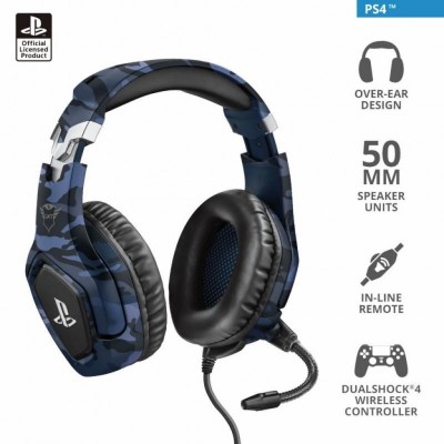 Наушники Trust GXT 488 Forze-G for PS4 Blue (23532)