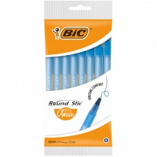 Ручка масляна Bic Round Stic, синя, 8шт в блістері (bc928497) Ручка масляна Bic Round Stic, синя, 8шт в блістері (bc928497)