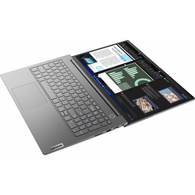 Ноутбук Lenovo ThinkBook 15-G4 15.6" FHD IPS AG, Intel i3-1215U, 16GB, F256GB, UMA, DOS, сірий