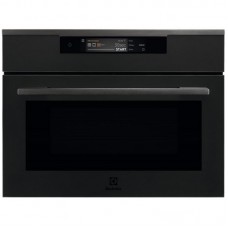 Духова шафа Electrolux електрична компактна, 43л, дисплей, конвекція, ф-ція мікрохвиль, чорний матовий Духова шафа Electrolux електрична компактна, 43л, дисплей, конвекція, ф-ція мікрохвиль, чорний матовий