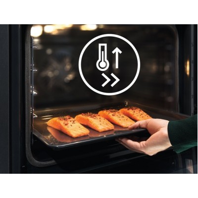 Духова шафа Electrolux електрична компактна, 43л, дисплей, конвекція, ф-ція мікрохвиль, чорний матовий