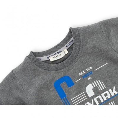 Набір дитячого одягу Breeze "NEW YORK" (11495-104B-gray)