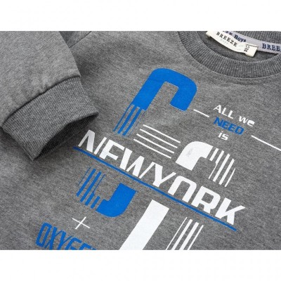 Набір дитячого одягу Breeze "NEW YORK" (11495-104B-gray)