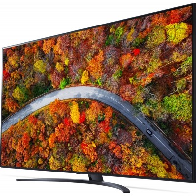 Телевiзор 50" LED 4K LG 50UP81006LA Smart, WebOS, Чорний