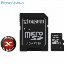 Карта пам'яті Kingston 32Gb microSDHC class 4 (SDC4/32GB) Карта пам'яті Kingston 32Gb microSDHC class 4 (SDC4/32GB)