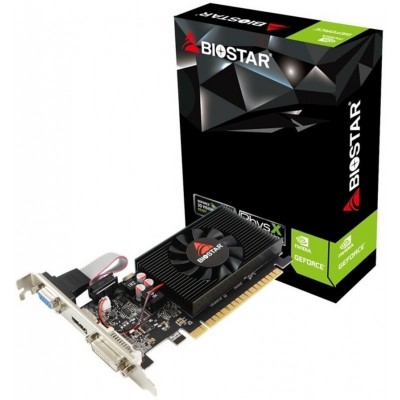 Відеокарта Biostar nVidia Geforce GT710, 2GB, GDDR3, PCI-E2 / Fan, DVI/DP/HDMI