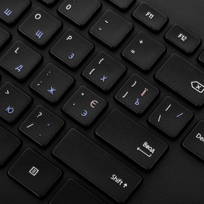 Комплект клавіатура та миша Microsoft Desktop 900 WL, EN/UK/RU, чорний