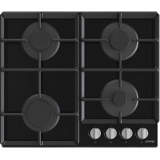 Варильна поверхня Gorenje газова на склі, 60см, чавун, чорний Варильна поверхня Gorenje газова на склі, 60см, чавун, чорний