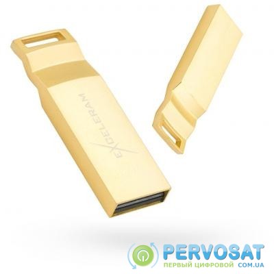 USB флеш накопитель eXceleram 64GB U2 Series Gold USB 2.0 (EXP2U2U2G64)