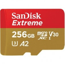 Карта пам'яті SANDISK 256GB microSDXC class 10 UHS-I U3 A2 V30 Extreme (SDSQXA1-256G-GN6MA) Карта пам'яті SANDISK 256GB microSDXC class 10 UHS-I U3 A2 V30 Extreme (SDSQXA1-256G-GN6MA)