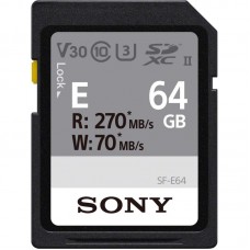 Картка пам'яти Sony 64GB SDXC C10 UHS-II U3 V60 R270/W70MB/s Entry Картка пам'яти Sony 64GB SDXC C10 UHS-II U3 V60 R270/W70MB/s Entry