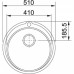 Мойка кухонная Franke Ronda ROL 610-41 /101.0255.788