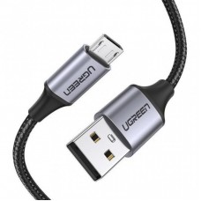 Дата кабель USB 2.0 AM to Micro 5P 1.0m US290 Aluminum Braid Black UGREEN (60146) Дата кабель USB 2.0 AM to Micro 5P 1.0m US290 Aluminum Braid Black UGREEN (60146)