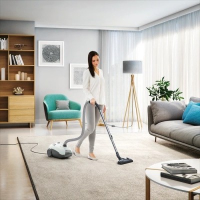 Пилосос Electrolux мішковий, 650Вт, 3,5л, HEPA12, s-bag, 3 насадки, білий