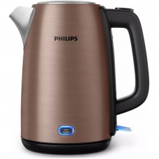 Електрочайник Philips Viva Collection, 1,7л, метал, LED підсвітка, мідно-чорний Електрочайник Philips Viva Collection, 1,7л, метал, LED підсвітка, мідно-чорний