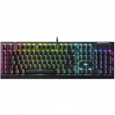 Клавіатура механічна Razer BlackWidow V4 X, 110key, Yellow Switch, USB-A, EN/RU, RGB, чорний Клавіатура механічна Razer BlackWidow V4 X, 110key, Yellow Switch, USB-A, EN/RU, RGB, чорний