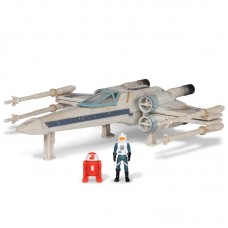 Ігрова колекційна фігурка Star Wars Medium Vehicle Транспорт та фігурка X-Wing (Blue 1) + Antoc Merric & R2-R9 12.5см