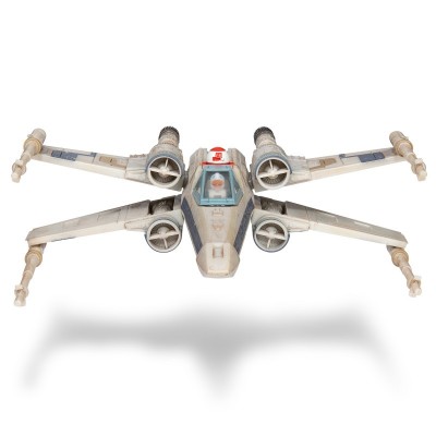 Ігрова колекційна фігурка Star Wars Medium Vehicle Транспорт та фігурка X-Wing (Blue 1) + Antoc Merric & R2-R9 12.5см