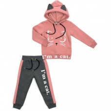 Спортивний костюм Smile з котиком (4120-98G-pink) Спортивний костюм Smile з котиком (4120-98G-pink)