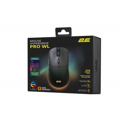 Миша 2E GAMING HyperDrive Pro WL, RGB Black