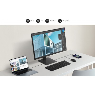 Монітор Samsung 27" S60UD HDMI, DP, USB, USB-C, MM, IPS, 2560x1440, 100Hz, 1ms Монітор Samsung 27" S60UD HDMI, DP, USB, USB-C, MM, IPS, 2560x1440, 100Hz, 1ms
