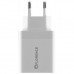 Зарядное устройство Florence 1USB QC 3.0 + microUSB cable White (FL-1050-WM)