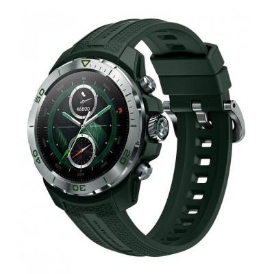 Смарт-годинник Mibro GS Explorer 48мм, 1.32", 466x466, AMOLED, BT 5.3, Dual-band GPS, 10 ATM, насичений зелений