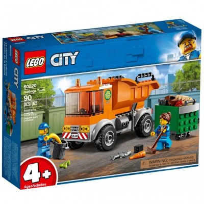 Конструктор LEGO City Мусоровоз 90 деталей (60220)