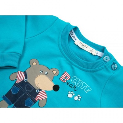 Набір дитячого одягу Breeze з ведмедиком (14675-80B-blue)