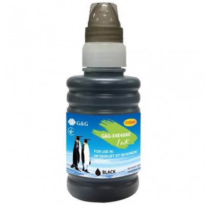 Чорнило G&G HP GT51XL Ink Tank Black, контейнер 100мл (G&G-X4E40AE)